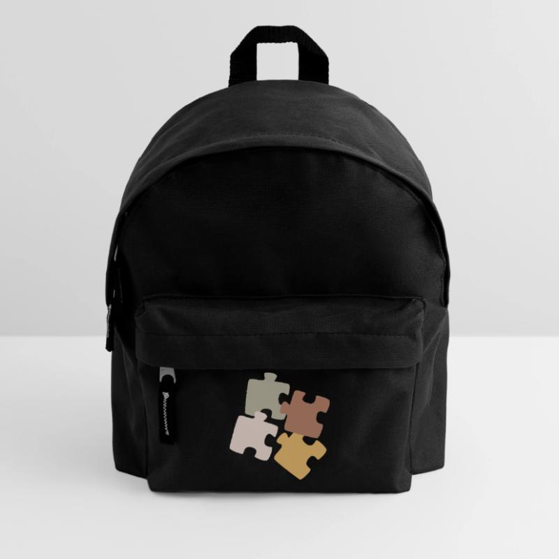 Variété de Patchwork de Puzzles Sac à dos Enfant