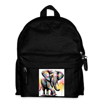 elephant - Kids' Backpack - black - Front