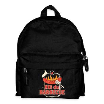 Roi du Barbecue – Champion du Grille - Sac à dos Enfant - noir - Devant