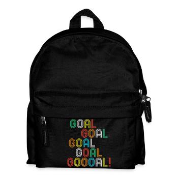 Goal Goal Goal Goooal! - Kids' Backpack - black - Front