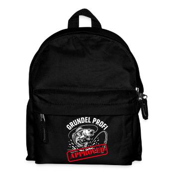 Grundel Spruch - Kinder Rucksack - Schwarz - Vorne