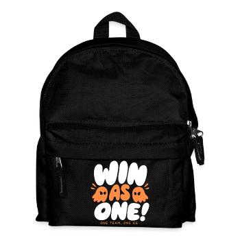 Win as One Gaming Team - Kids' Backpack - black - Front