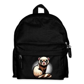 ferret ferret holder ferret owner - Kids' Backpack - black - Front