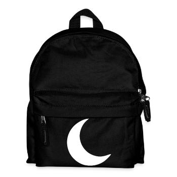 Moon Crescent White Gift - Kids' Backpack - black - Front