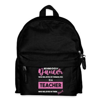 Tänzer Choreograph Tänzerin Tanzen Tanzlehrer - Kinder Rucksack - Schwarz - Vorne