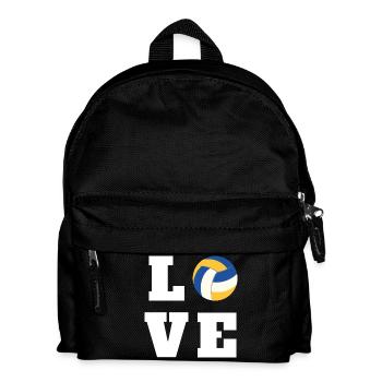 Volleyball Love Gift for Player Mom Coach - Kids' Backpack - black - Front