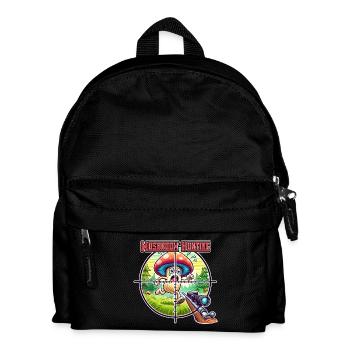 Mushroom hunting - Kids' Backpack - black - Front
