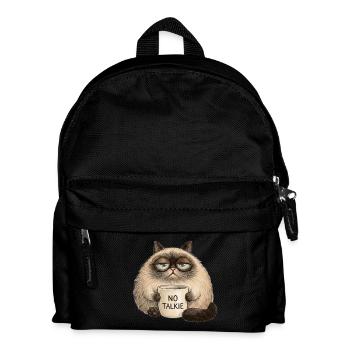 Le chat peu impressionné - Sac à dos Enfant - noir - Devant