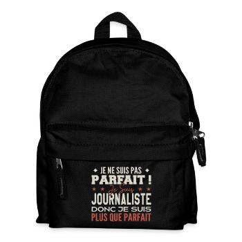 Journalist, der Traumberuf im Rampenlicht - Kinder Rucksack - Schwarz - Vorne