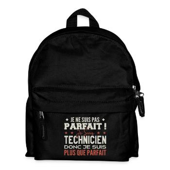 Techniker, der Traumberuf im Rampenlicht - Kinder Rucksack - Schwarz - Vorne