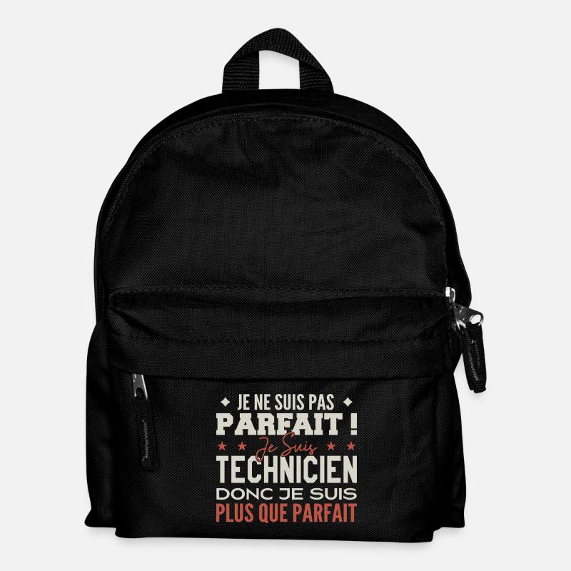 A Technician, the Dream Profession in the Spotlight - Kids' Backpack - black