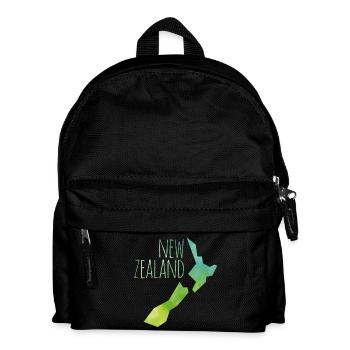 new zealand - Kinder Rucksack - Schwarz - Vorne