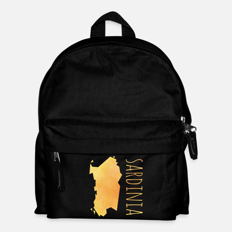 sardinia - Kinder Rucksack - Schwarz