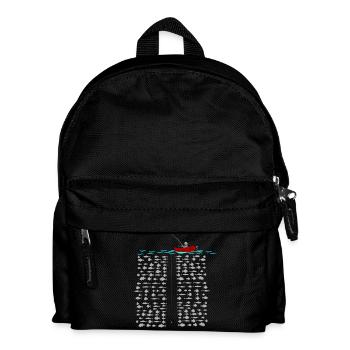 fisherman - Kids' Backpack - black - Front