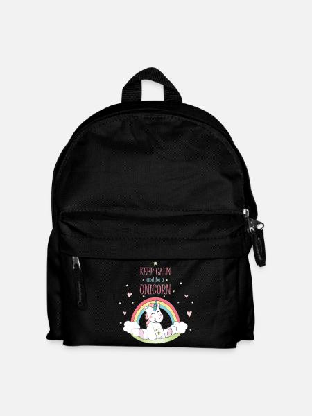 Unicorn - Kinder Rucksack - Schwarz