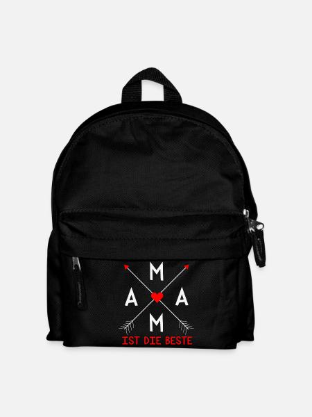 Mama ist die Beste - Kinder Rucksack - Schwarz
