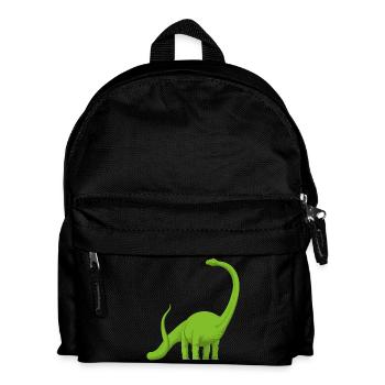 Dinosaurs: Comic Diplodocus - Kids' Backpack - black - Front