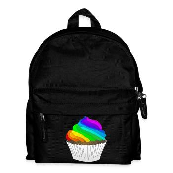 regenbogen sonne wolken wetter rainbow sun cloud76 - Kinder Rucksack - Schwarz - Vorne