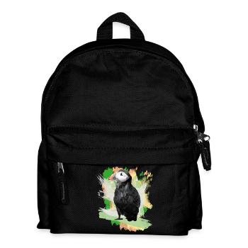 Macareux Graffiti - Sac à dos Enfant - noir - Devant