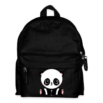 Panda - Kinder Rucksack - Schwarz - Vorne