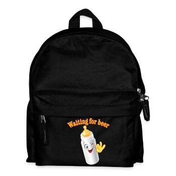 bottle - Kids' Backpack - black - Front