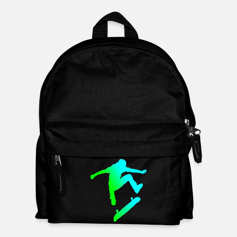 Skater - Kinder Rucksack - Schwarz