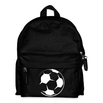 Ball Football Icon Logo Icon Club Graphic - Kids' Backpack - black - Front