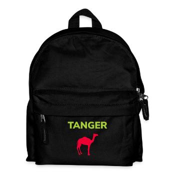 Tanger Marokko Souvenir Tanger T-Shirt - Kinder Rucksack - Schwarz - Vorne