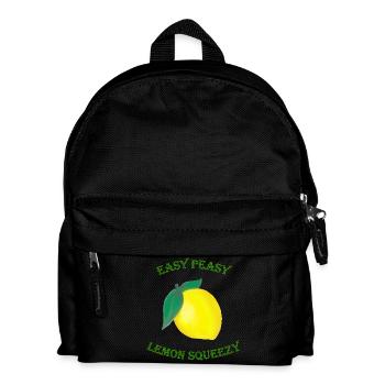 Easy Peasy Lemon Squeezy - Kids' Backpack - black - Front