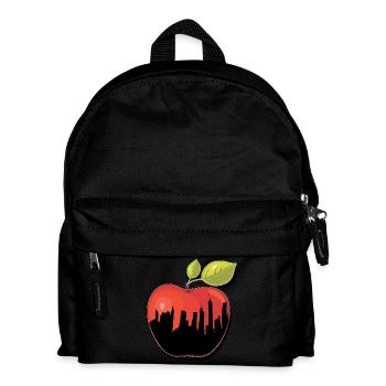 BIG APPLE NY New York cadeau de pomme - Sac à dos Enfant - noir - Devant
