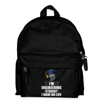 Ingenieur Student - Kinder Rucksack - Schwarz - Vorne
