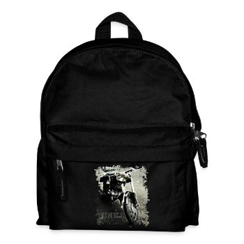 MZ RT 125 Zschopau GDR Motorcycle - Kids' Backpack - black - Front