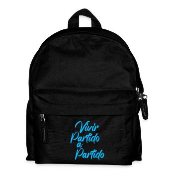 Vivir partido a partido Producto Oficial Camiseta - Kids' Backpack - black - Front