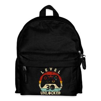 Niveau débloqué Contrôleur Rétro - Sac à dos Enfant - noir - Devant
