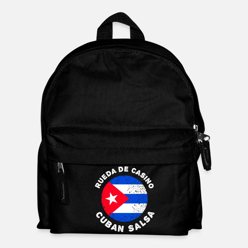 Rueda de Casino - Cuban Salsa - Kinder Rucksack - Schwarz