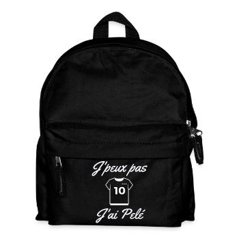 foot, fan de foot, footballeur - Sac à dos Enfant - noir - Devant