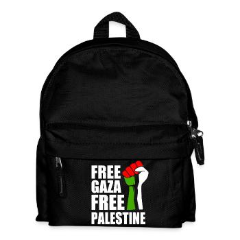 Free palestine - Kids' Backpack - black - Front
