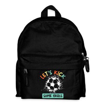 Équipe de football Championnat d’Europe dictons drôles couleurs colorées icône - Sac à dos Enfant - noir - Devant