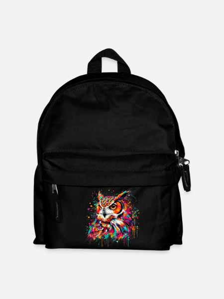 Hibou - Sac à dos Enfant - noir