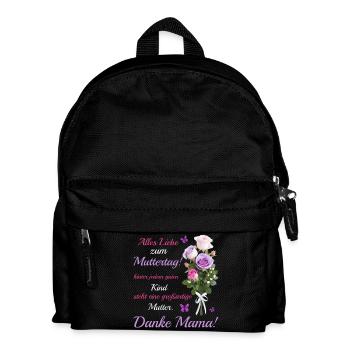 Happy Mother's Day - Kids' Backpack - black - Front