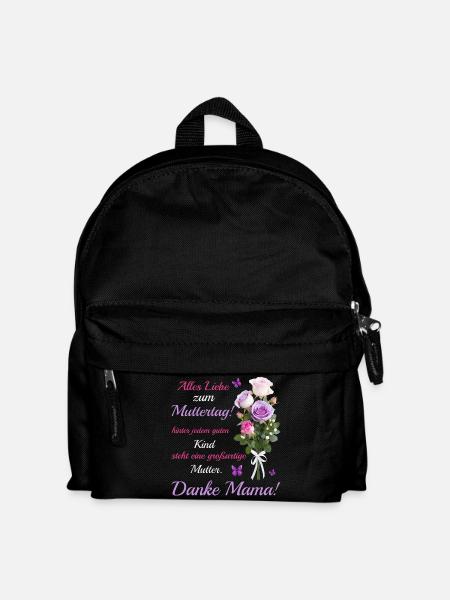 Bonne fête des mères - Sac à dos Enfant - noir