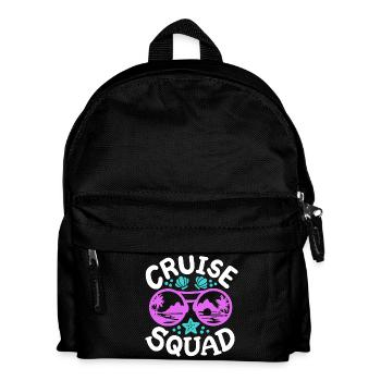 Kreuzfahrt Familien Truppe - Kinder Rucksack - Schwarz - Vorne