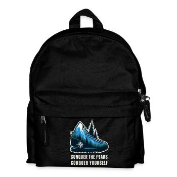 Bergsteigen - Kinder Rucksack - Schwarz - Vorne