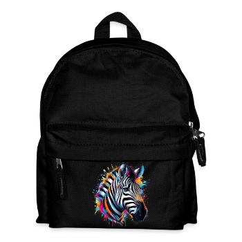 Zèbre - Sac à dos Enfant - noir - Devant