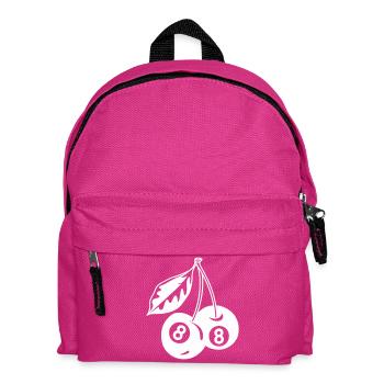 8-Kugel Kirschen Kreativ Minimalistisch - Kinder Rucksack - Fuchsia - Vorne
