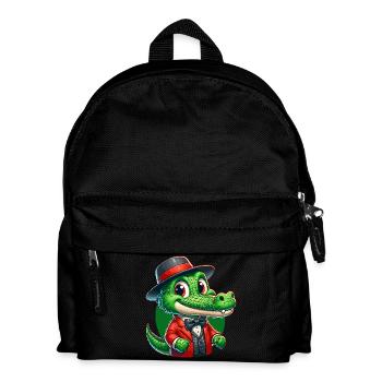 Crocodile Russian in Russian Russian Crocodiles - Kids' Backpack - black - Front