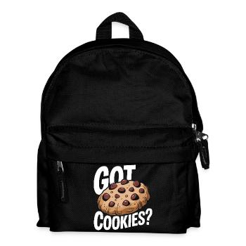 Cookies Cookie Keks Kekse Schokolade - Kinder Rucksack - Schwarz - Vorne