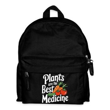 Vegetarian Vegan Veggie Vegetarian - Kids' Backpack - black - Front