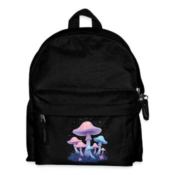 Magic Mushrooms - Mystical Forest Art - Kids' Backpack - black - Front