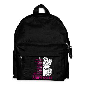 Sternzeichen Widder - Kinder Rucksack - Schwarz - Vorne